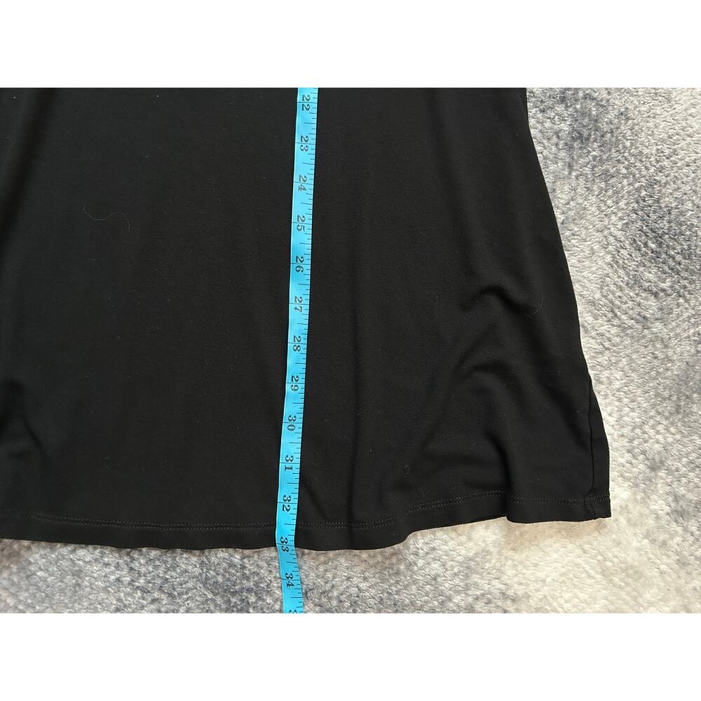 Madewell Shift Long Sleeve Mini Black T Shirt Dress Size Small Western Indie - Picture 7 of 10